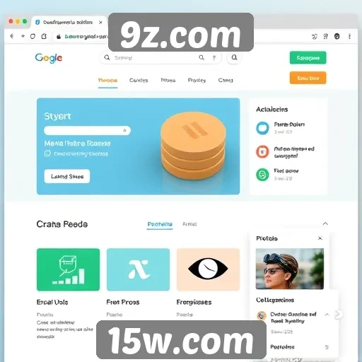 Análise da interface do usuário do 9z.com